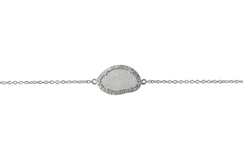 Lot 1248 - A diamond bracelet