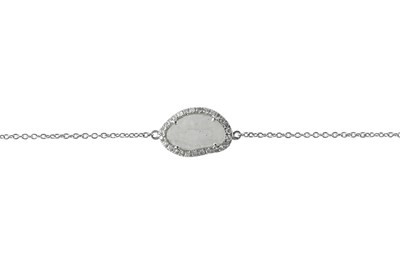 Lot 1248 - A diamond bracelet