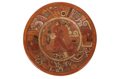 Lot 59 - A PRE-COLUMBIAN MAYAN STYLE POTTERY CENSER