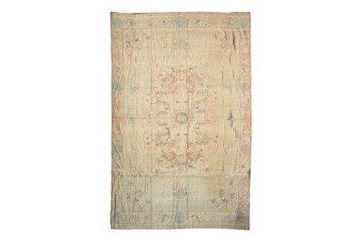 Lot 383 - A CHINESE KESI PURPLE-GROUND SILK 'DRAGON' PANEL.