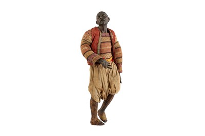 Lot 127 - COLLECTABLES: AN ITALIAN NEAPOLITAN CRECHE OR NATIVITY FIGURE, MID/LATE 19TH CENTURY