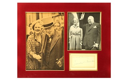 Lot 335 - Churchill (Winston) & Clementine