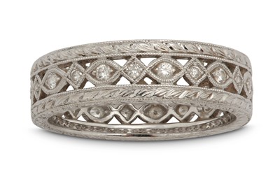 Lot 1204 - A diamond eternity ring