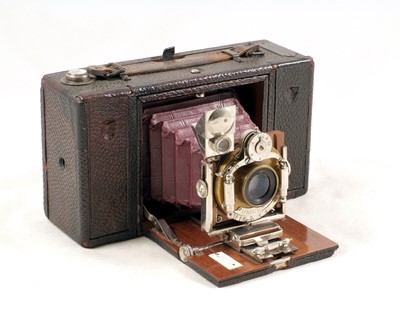 Lot 28 - A Rare Rietzschel Clack Combined Roll Film/Plate Camera