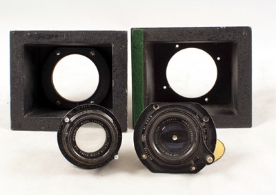 Lot 350 - Pair of Ross Xpres 4 inch Wide Angle lenses