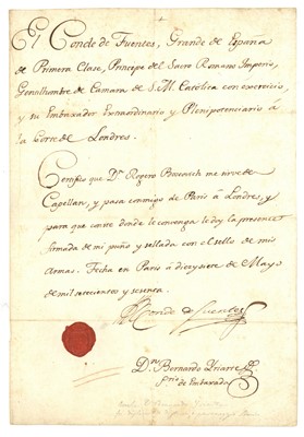 Lot 1646 - Boscovich (Ruggero Giuseppe)