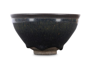 Lot 672 - A CHINESE JIAN 'HARE'S FUR' TEA BOWL.