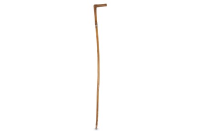 Lot 357 - λ A RHINOCEROS HORN WALKING STICK.