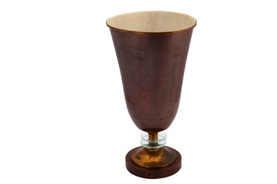 Lot 36 - FRANCE: a unusual uplight table lamp, French circa 1940s