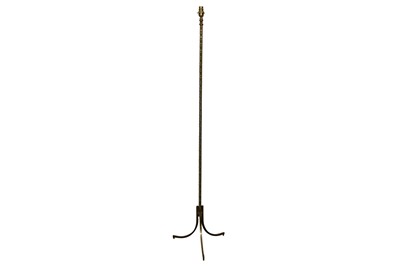 Lot 187 - FRANCE: a brass standard lamp, circa 1970s