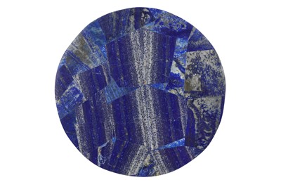 Lot 144 - A MODERN LAPIS LAZULI VENEERED TABLE TOP