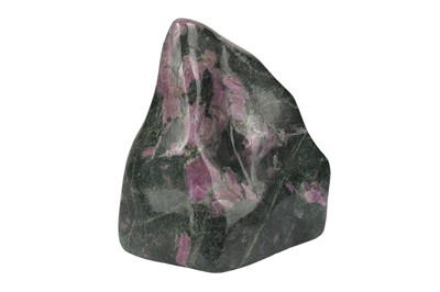 Lot 298 - A SOLID RUBY ZOISITE FREE FORM SPECIMEN