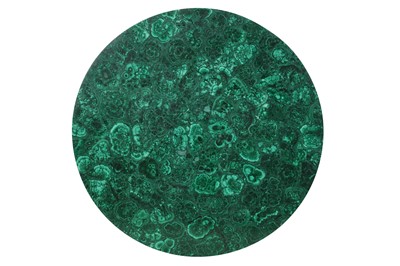 Lot 145 - A MODERN MALACHITE VENEERED TABLE TOP