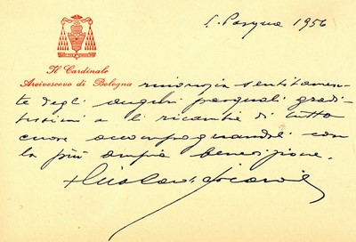 Lot 1696 - Lercaro (Giacomo, Cardinal)