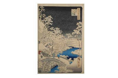 Lot 794 - A WOODBLOCK PRINT BY HIROSHIGE. (1797 – 1858)
