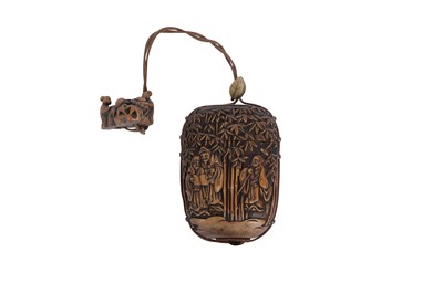 Lot 786 - A JAPANESE WOOD TONKOTSU.