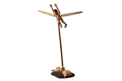Lot 58 - A MODERN ZULU WOODEN SCULPTURE