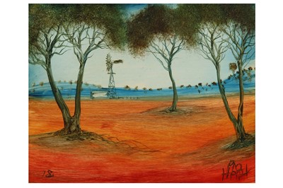 Lot 861 - KEVIN CHARLES PRO HART (AUSTRALIAN 1928 - 2006)