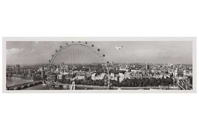Lot 175 - JEFFREY JAYE (BRITISH 20/21ST CENTURY): THE THAMES AND CONCORDE