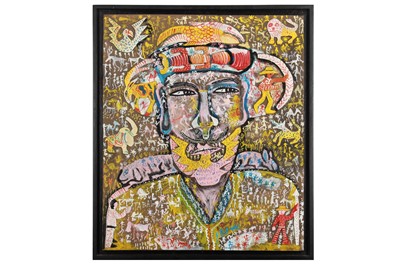 Lot 174 - MARCO TABAL (FRENCH ACT.1993): BUSTE DE PERSONNAGE