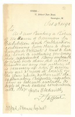 Lot 115 - Sargent (Frederick)