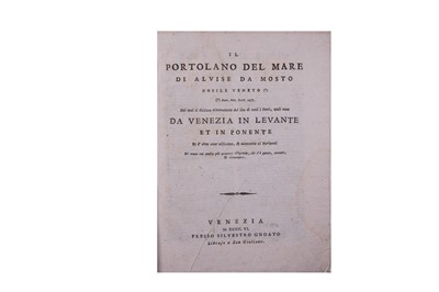 Lot 369 - Pilot Book.- Da Mosto (Alvise, Cà)