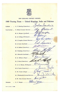Lot 501 - Cricket Interest.- New Zealand