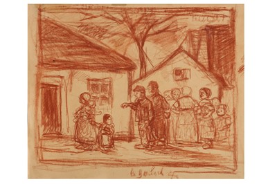 Lot 850 - JAKOB SMITS (FLEMISH 1855 - 1928)