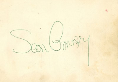 Lot 120 - Autograph Albums.- Incl. Sean Connery