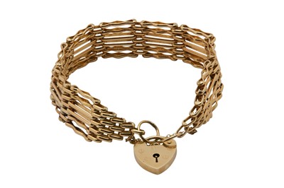 Lot 1284 - A gold bracelet, 1975