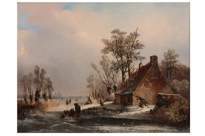 Lot 891 - JOHANNES MAURITZ JANSEN (DUTCH 1811 - 1857)