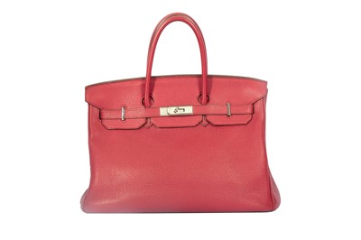 Lot 23a - Hermes Rubis Togo Birkin 35