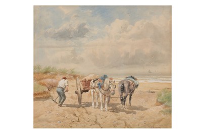 Lot 842 - RICHARD BEAVIS R.W.S (BRITISH 1824 - 1896)