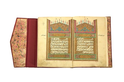 Lot 814 - AN OTTOMAN QUR’AN