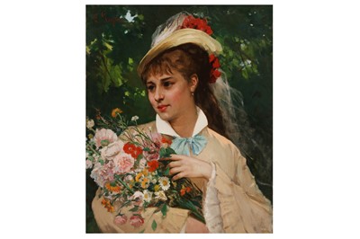 Lot 801 - LEONARDO GASSER (FRENCH 1831 - 1892)