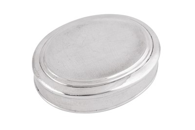 Lot 294 - An early George II sterling silver snuff box, London 1729 by Edward Cornock (this mark reg. 25th Nov 1723)