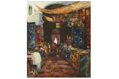 Lot 806 - HANS HANSEN R.S.W (SCOTTISH 1853 - 1947)