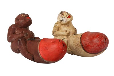 Lot 1086 - Indian Phallic Figures