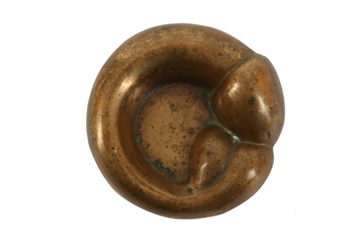 Lot 1148 - Erotic Brass Ashtray