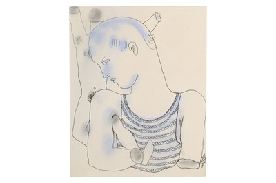 Lot 1064 - Cocteau (Jean) Two illustrations from Le Livre Blanc