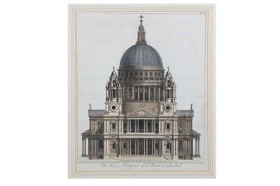 Lot 1220 - Toms (William Henry, engraver) The West Prospect of St. Paul’s Cathedral