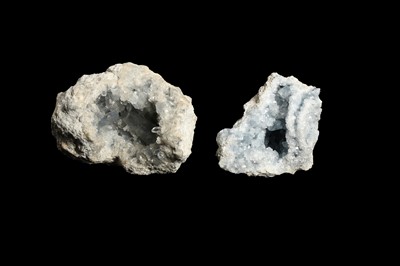 Lot 283 - TWO CELESTINE GEODE SPECIMENS