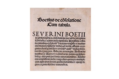 Lot 1004 - Boetius