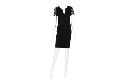 Lot 654 - Emilio Pucci Black Short Sleeve Dress - Size 8