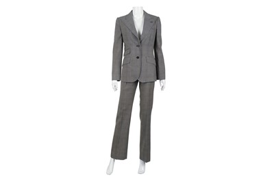 Lot 681 - Dolce & Gabbana Check Trouser Suit - Size 40