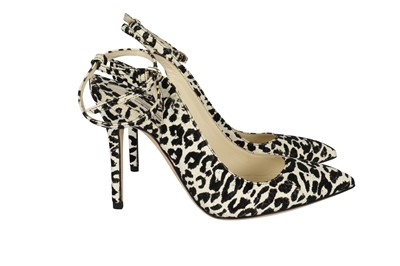 Lot 686 - Brian Atwood Pony Print Heeled Pump - Size 35.5
