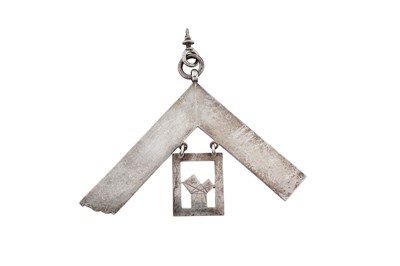 Lot 73 - A Victorian sterling silver masonic medal, London 1865 by Abraham David Loewenstark