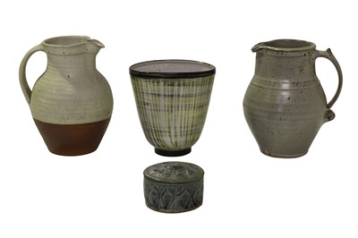 Lot 131 - A LEACH POTTERY STONEWARE JUG