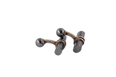 Lot 70 - HERMES BAR CUFFLINKS