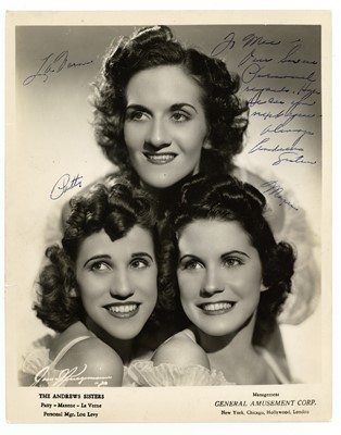 Lot 1598 - Andrews Sisters